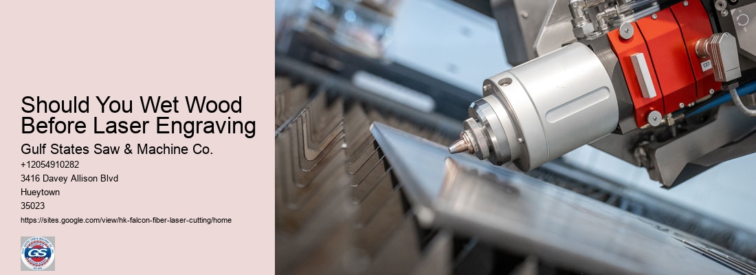 Should You Wet Wood Before Laser Engraving