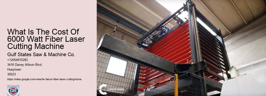 What Is The Cost Of 6000 Watt Fiber Laser Cutting Machine